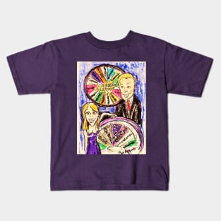 Wheel of Fortune Pat Sajak and Vanna White Kids T-Shirt